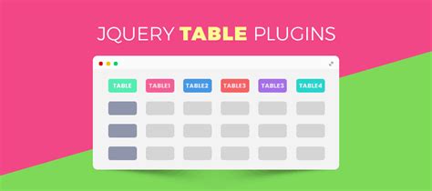 5 Best Jquery Table Plugins Free And Paid Formget