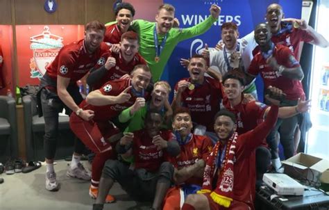 Inside Liverpool’s Wild Champions League Final Dressing Room Celebrations Balogundan Blog