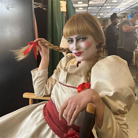 Sarah In Her Annabelle Makeup Costume Courtesy Of Bowens Instagram