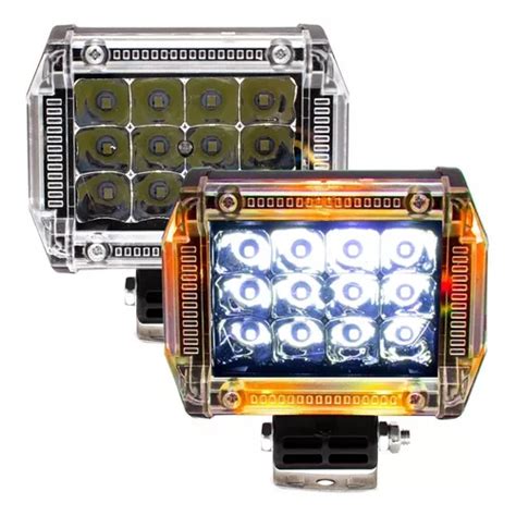 Par Faros Led Dually Auxiliar Fijo Estrobo Ojo Ngel Meses Sin