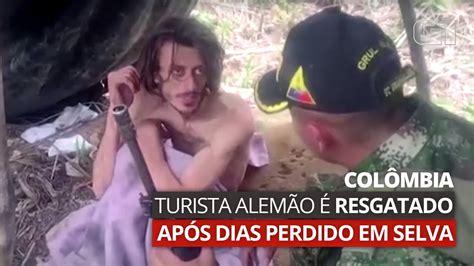 VÍDEO turista alemão é resgatado após dias perdido em selva na