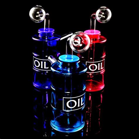 Colored Glass Barrel Oil Burner Rig Made In Usa It S 4 20 Somewhere