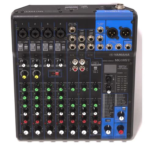 Yamaha MG10XU USB - Mixer Analógico USB na Gear4Music.com