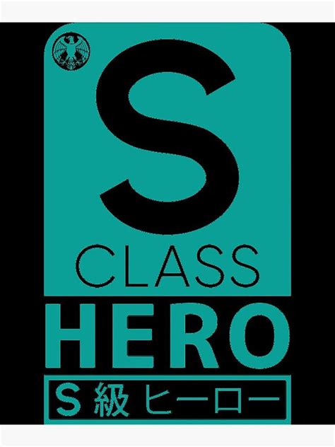 S Class Hero Faction of Hero Association Kawaii Blue Premium Matte ...