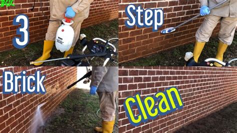 How To Clean Brick With Acid And Remove Red Clay Stains Youtube