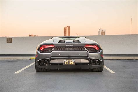 Lamborghini Huracan Silver Fyv Exotic Car Rental