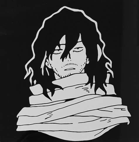 My Hero Academia Shota Aizawa Decal Etsy