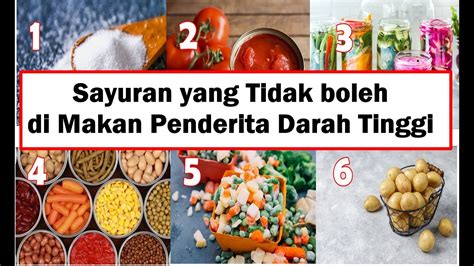 6 Sayuran Yang Tidak Boleh Dikonsumsi Penderita Darah Tinggi Makanan