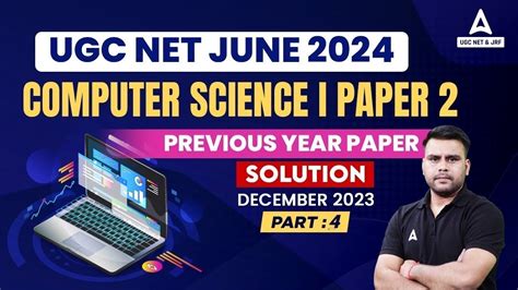 UGC NET Computer Science Previous Question Paper With Solution 4 UGC