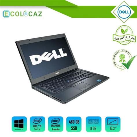 DELL Latitude E4310 Intel Core I5 560M 2 6 GHz 480 Go SSD 8Go RAM