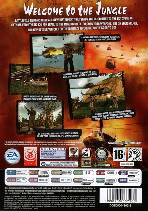 Battlefield Vietnam 2004 Windows Box Cover Art Mobygames