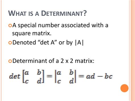 4 3 Determinants And Cramer S Rule