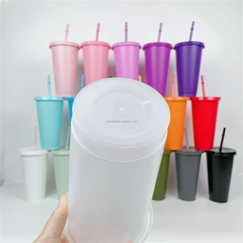 Oz BPA FREE Plastic Hot Coffee Cup Reusable To Go Mug Hot Cold Beverage Tumbler With Sip Lid