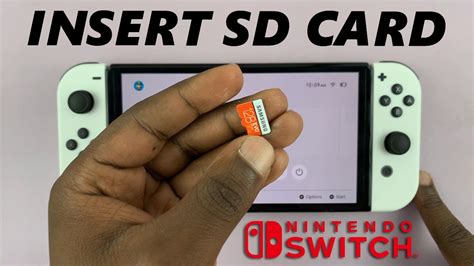 How To Insert SD Card In Nintendo Switch OLED YouTube