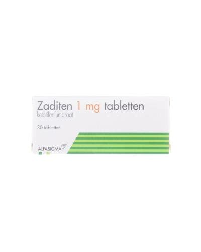 Zaditen 1mg Tabletter 30 Stk Apotek 1