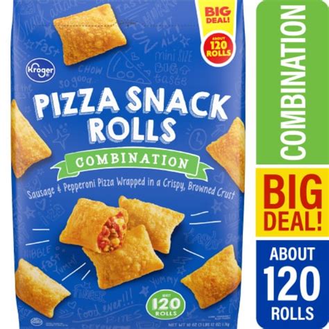 Kroger® Combination Frozen Pizza Snack Rolls Big Deal 120 Ct 60 Oz