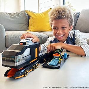 Amazon Hot Wheels Fast Furious Spy Command Hauler Play Set Transporter Great Gift Idea