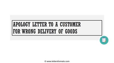 How To Write An Apology Letter To The Customer For Wrong Order Delivery Youtube