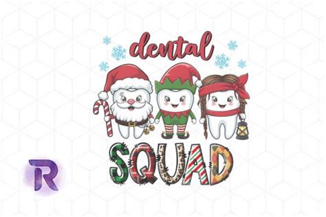 Dental Squad Christmas Sublimation Png Graphic By Revelin Creative