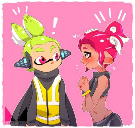 ちちバンド On Twitter スプラトゥーン イラスト イラスト イカップル