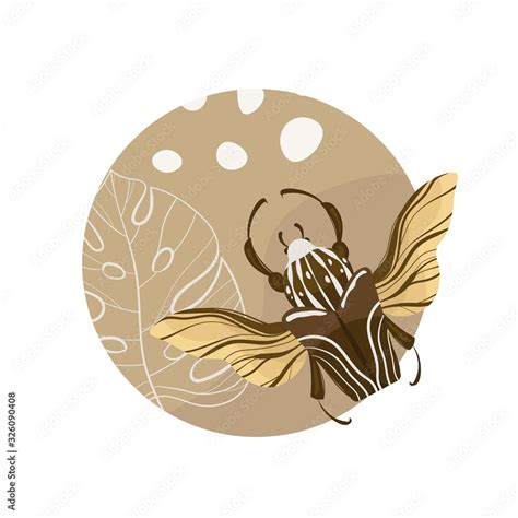 Goliath beetle. Goliathus cacicus vector hand drawn illustration. Stock Vector | Adobe Stock