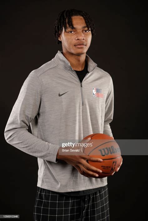 Noah Clowney Poses For A Portrait During The 2023 Nba Draft Combine