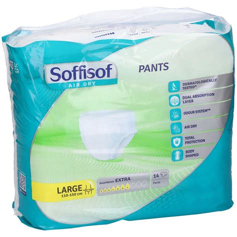 Pannolone Soffisof Air Dry Pants Extra L 14 Pezzi 14 Pz Redcare