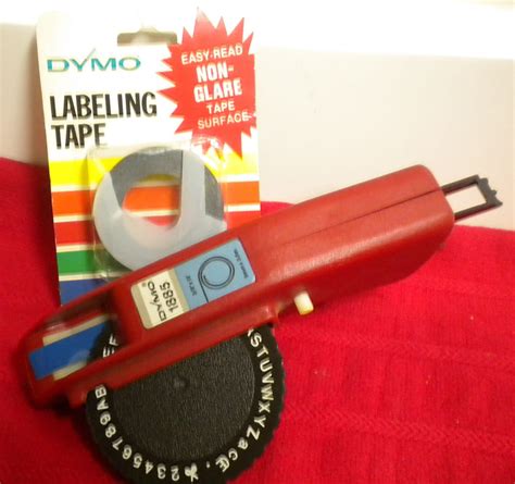 Vintage Dymo 1885 Label Maker And Label Tape