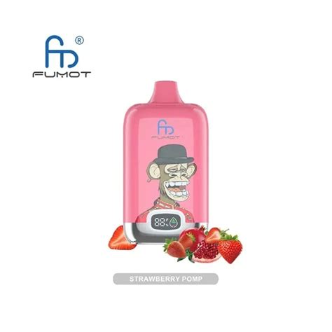 Strawberry Pomp Randm Tornado Fumot Digital Box Vape Store