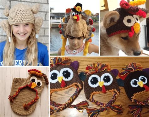 Crochet Turkey Hats You'll Gobble Up - Crochet 365 Knit Too