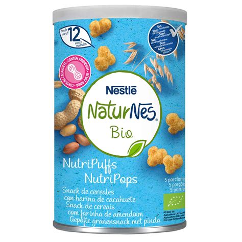 Snack para Bebé Amendoim Naturnes Biológico Nestlé Continente