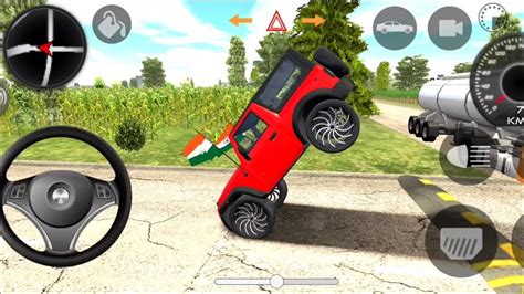 Dollar Song Modified Mahindra Red Thar Offroad Gameplay In Village