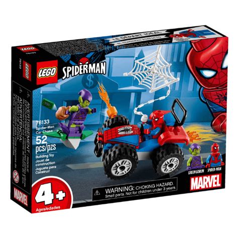 LEGO Marvel 76133 Persecución en Coche de Spider Man 4 Paraíso