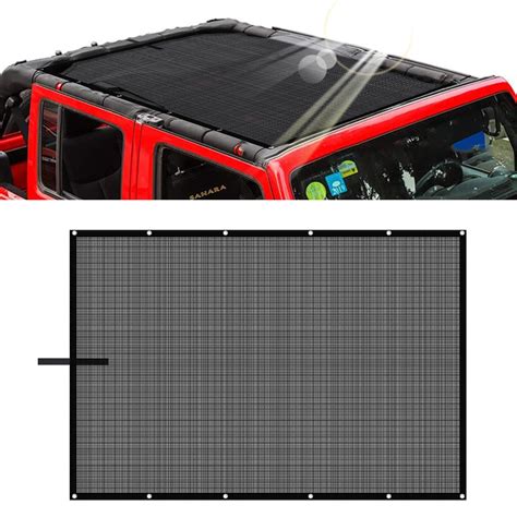 Amazon Mesh Shade Bikini Top For Jeep Wrangler TJ UV Protection Sunshade Cover