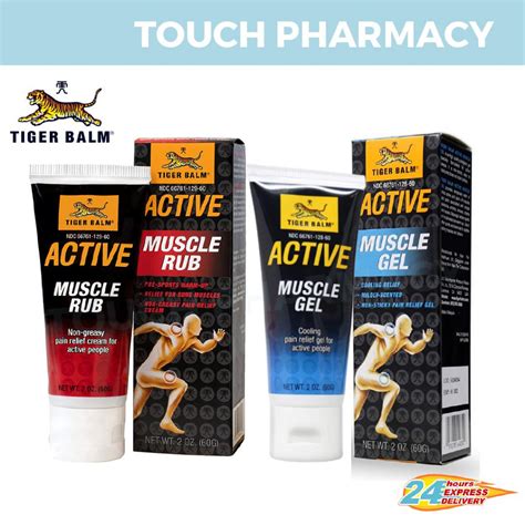 TIGER BALM Active Muscle Rub Gel 60G Shopee Malaysia