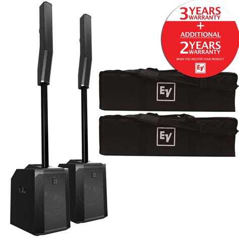 Electro Voice Evolve 50 Portable Column System Pair DJ City