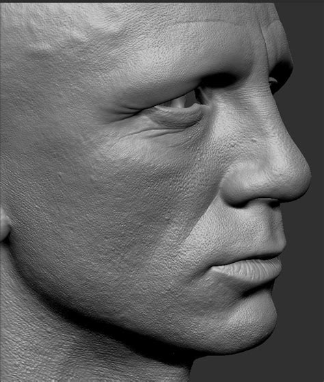 The Art Of Realism Creating A Lifelike 3d Portrait Of Daniel Craig