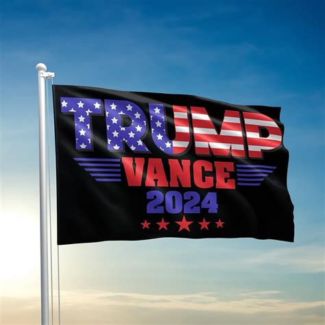 Trump Vance Flag Trump Flag X Double Sided Outdoor Unique