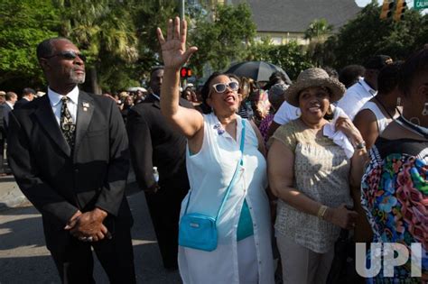 Photo Funeral Of Rev Clementa Pinckney In Charleston Cha2015062620