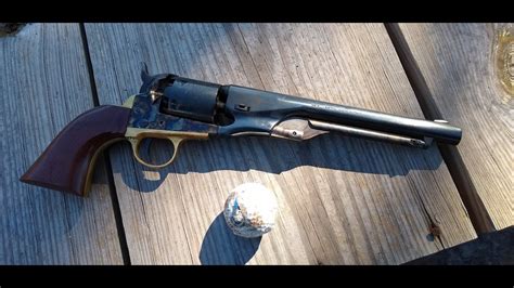 Shooting The Pietta 1861 Navy 36 Revolver YouTube