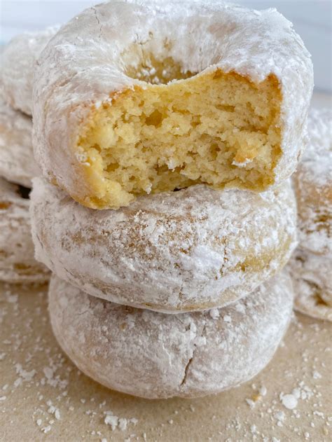 Low Calorie Powdered Sugar Vegan Donuts Peanut Butter And Jilly