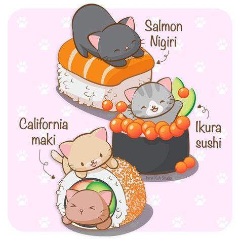 Cute Cat Sushi