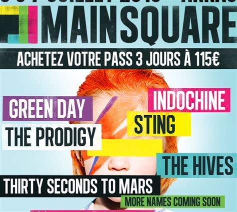 Prodigy Sera Au Main Square Festival D Arras Ouverture De La