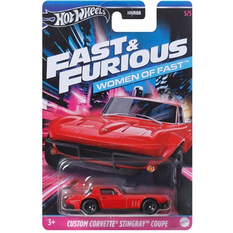 Mattel Hot Wheels Αυτοκινητάκι Fast And Furious Women Of Fast Custom Corvette Stingray Coupe