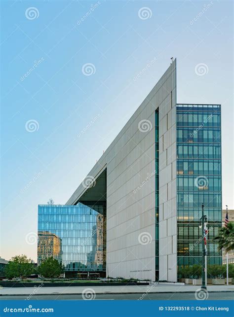 Exterior View Of The Los Angeles Police Department Headquarters