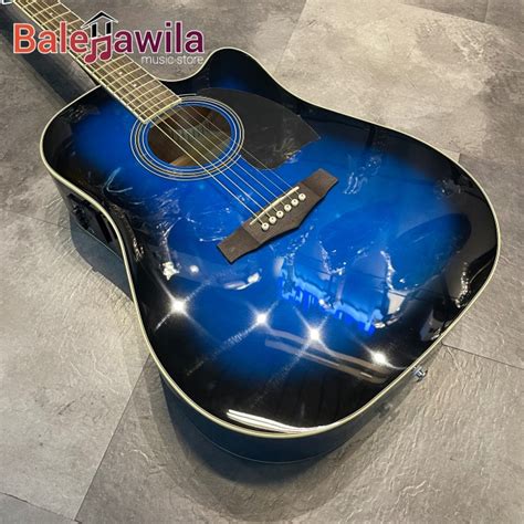 Jual Guitar Akustik Elektrik Ibanez PF15ECE TBS Dreadnought Cutaway