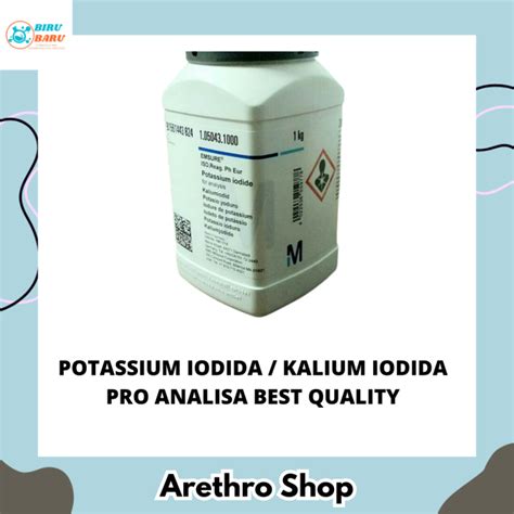 POTASSIUM IODIDA KALIUM IODIDA KI PRO ANALISA 10 GRAM MERCK BEST