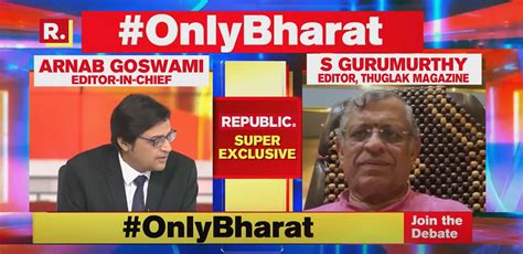 S Gurumurthy Enlightens About Bharats Significance And Indias History