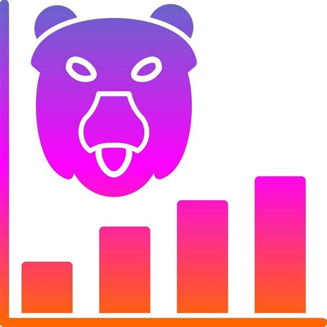 Bear Market Vector Icon Design Vector Art At Vecteezy