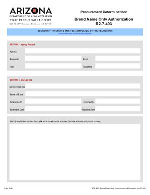 Fillable Online Spo Form Brand Name Authorization Fax Email Print